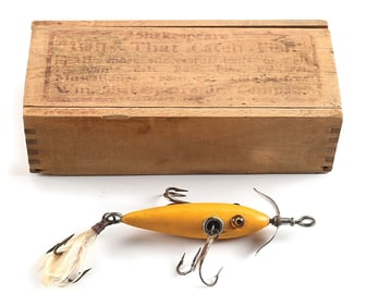 VERY RARE SHAKESPEARE NO 23 “SHINER” IN YELLOW