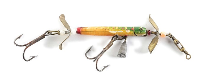 CHARLES R. HARRIS FEATHERBONE SPINNER MINNOW