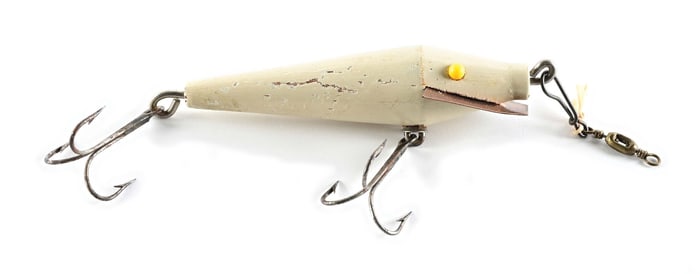 EXTREMELY RARE LEROY YAKELY METAL LIPPED DIVING PLUG