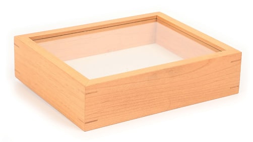 SMALL OAK WOOD SHADOW BOX