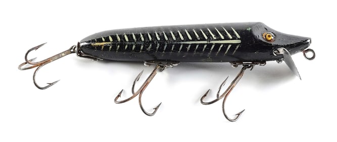 HEDDON VAMP IN BLACK SHORE MINNOW