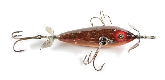 HEDDON 3 HOOK MINNOW IN NATURAL SCALE