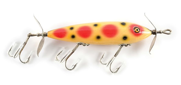 HEDDON 140 FLIPPER IN STRAWBERRY SPOT