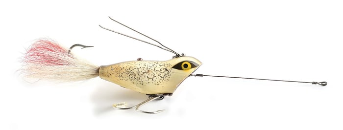 HEDDON WEEDLESS WIDOW IN SILVER SCALE FINISH