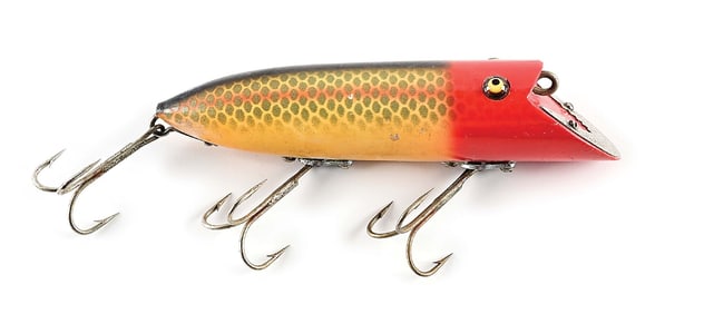 UNCATALOGUED RED HEAD SHINER SCALE BASSER
