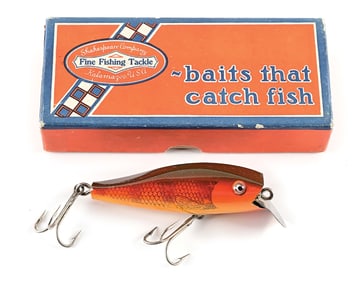 SHAKESPEARE BASS-A-LURE IN PERCH IN BOX