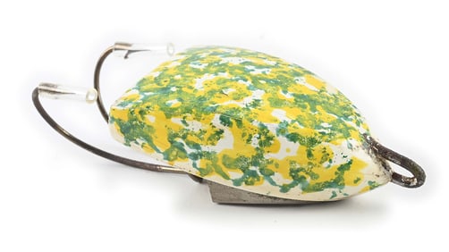 FRANKLIN ALGERS GETS-UM WHITE WITH GREEN MOTTLED BACK