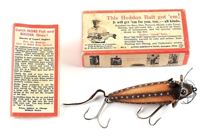 HEDDON 210 SURFACE LURE FLOCKED CHIPMUNK COMBO