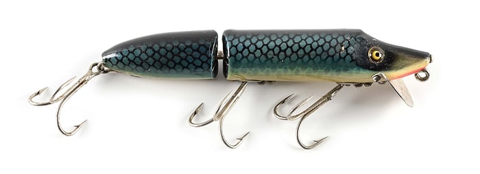 HEDDON JOINTED VAMP IN BLUE SCALE
