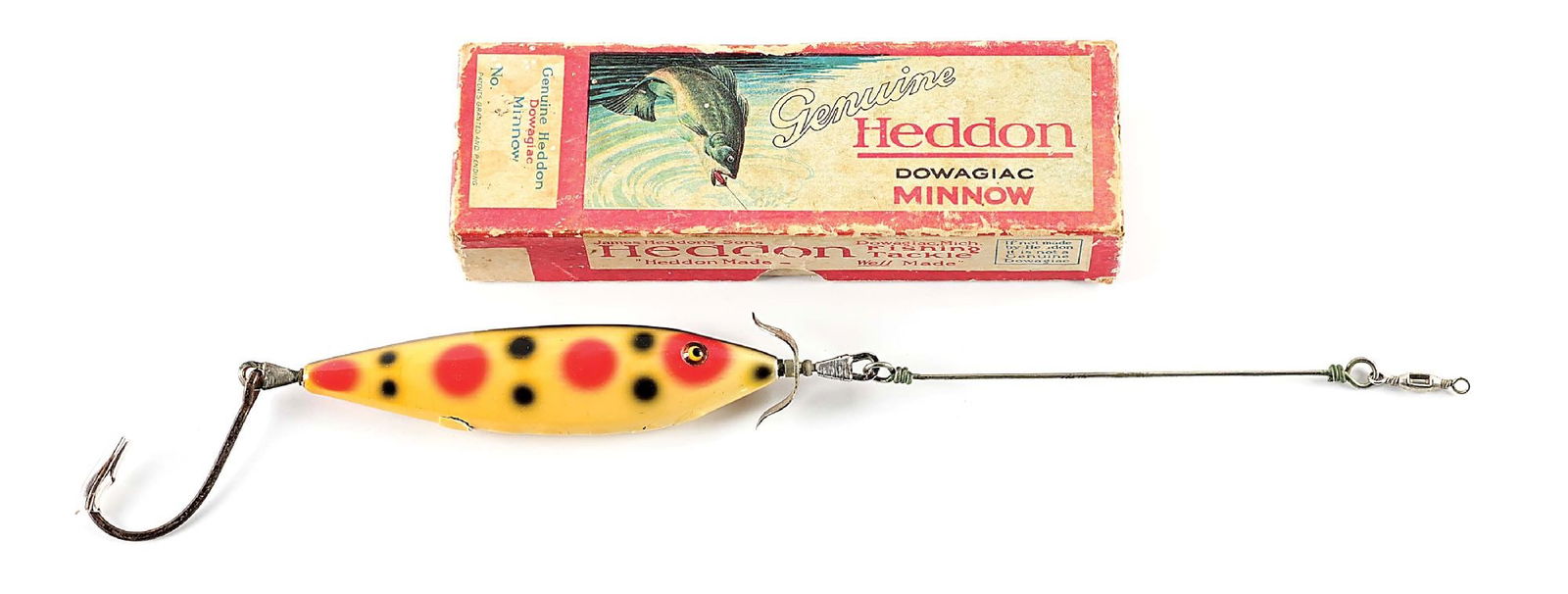 BOXED HEDDON COAST MINNOW IN STRAWBERRY SPOT (1 of 7)