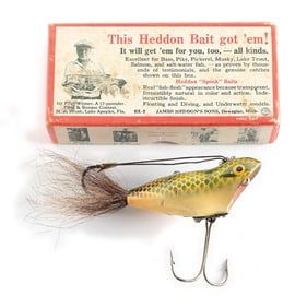 BOXED HEDDON WEEDLESS WIDOW PIKE SCALE