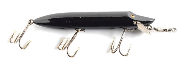 8 INCH HEDDON MUSKY VAMP IN BLACK