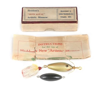 HEDDON’S ARTISTIC MINNOW BLENDED GOLD COMBO