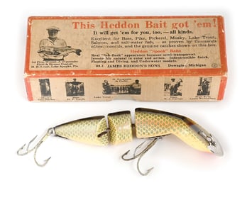 REALLY NICE BOXED GAMEFISHER IN SHINER SCALE