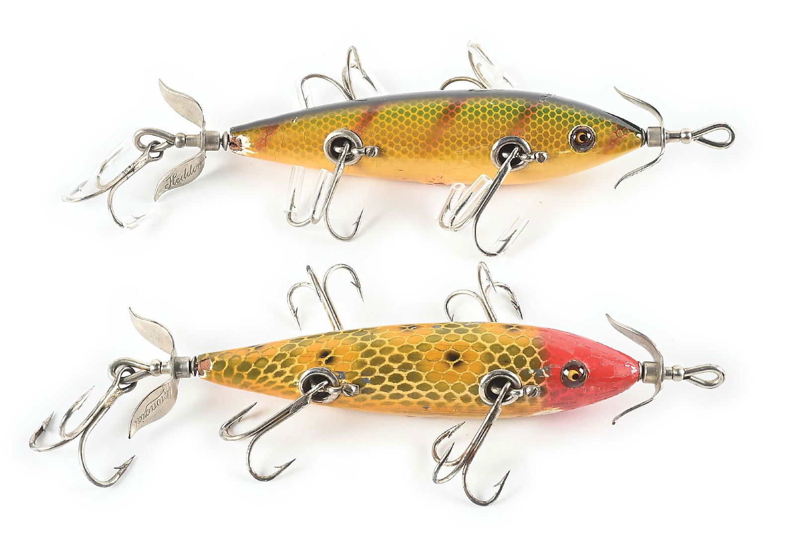 2 Heddon Dowagiac Swimming Minnows, #900 2 Heddon Dowagiac Swimming Minnows, #900