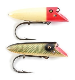 TWO SINGLE-HOOK SALMON BASSERS