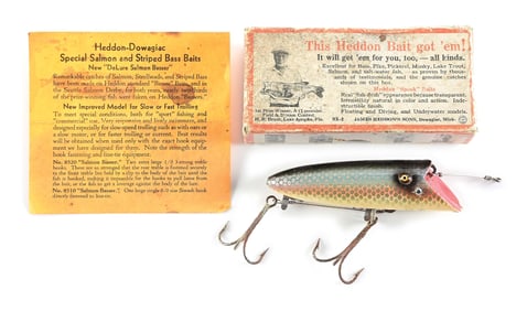 HEDDON SALMON BASSER PACIFIC BLUE HERRING IN BOX