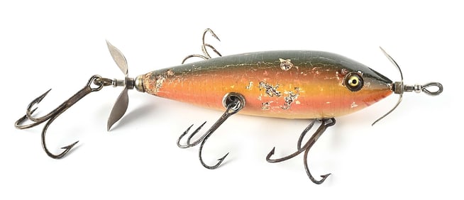 HEDDON FOUR HOOK NO 300 IN RAINBOW