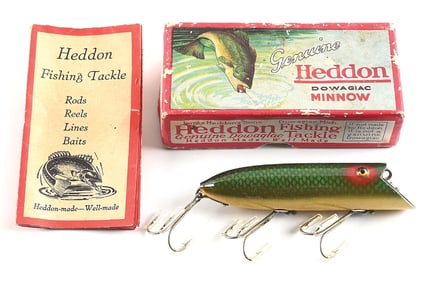 EXCELLENT PLUS HEAD-ON BASSER GREEN SCALE IN BOX