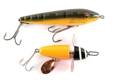 HEDDON ZARAGOSSA WITH UNKNOWN ROTARY BAIT