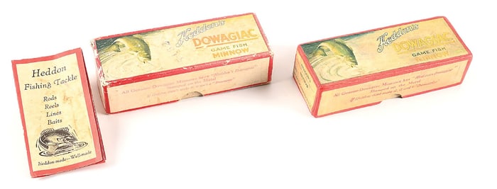 2 EMPTY HEDDON DOWNLEAPING BASS BOXES