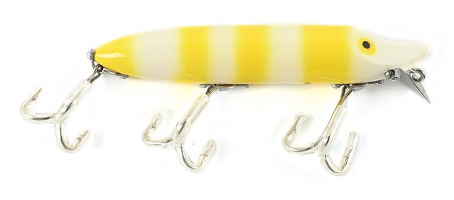HEDDON X9750 VAMP SPOOK IN WHITE YELLOW STRIPE