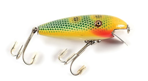 PFLUEGER O’BOY IN NATURAL FROG SCALE FINISH