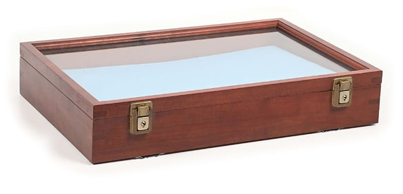 SMALL WOODEN DISPLAY CASE