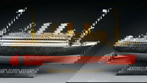 MARKLIN CAT. REF. 5050 "NORDDEUTSCHER LLOYD BREMEN" TRAVEL AGENCY OCEAN LINER MODEL