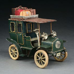 MARKLIN CAT. REF. 5210 HAND-PAINTED CLOCKWORK-POWERED LIMOUSINE IN GREEN