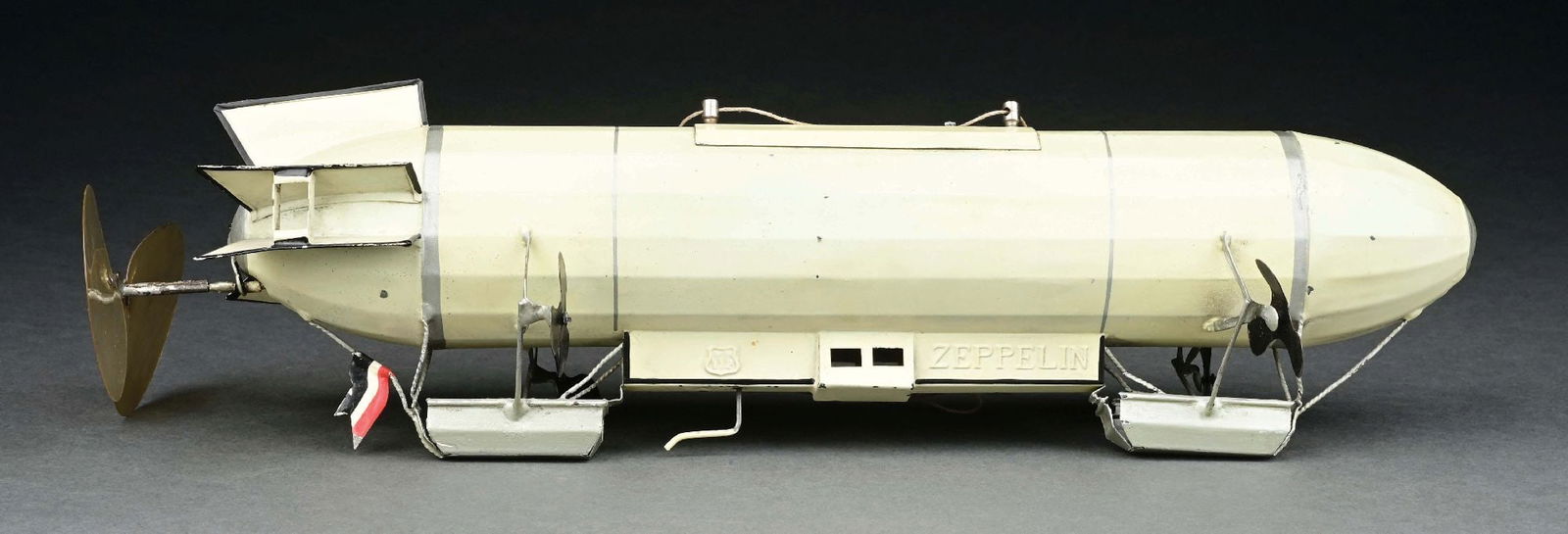 MARKLIN CAT. REF. 5403 HAND-PAINTED ZEPPELIN: CONDITION: Superbly restored. Item Dimensions: 15" x 5 - 1/2" x 3 - 3/4".