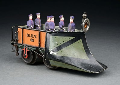 MARKLIN HAND-PAINTED SNOW PLOW