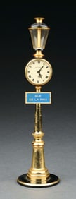 FRENCH TRAIN ACCESSORY RUE DE LA PAIX LE COULTRE WIND-UP CLOCK