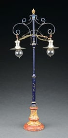 MARKLIN CAT. REF. 3452/2 HAND-PAINTED TWO-ARM ELECTRIC LAMP POST