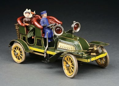 BING HAND-PAINTED OPEN 4-SEAT TOURING CAR