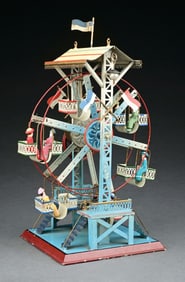 DOLL & CO. TIN HAND-PAINTED FERRIS WHEEL