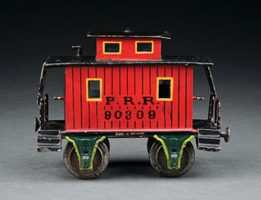 MARKLIN PRR 4-WHEEL RED CABOOSE