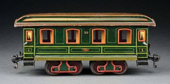 MARKLIN I GA. HAND-PAINTED KAISER COACH IN GREEN