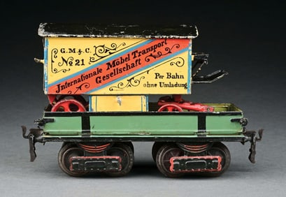 MARKLIN I GA. HAND-PAINTED FURNITURE CAR