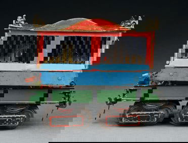 MARKLIN I GA. HAND-PAINTED HAGENBECK'S MENAGERIE CAR