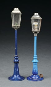 PAIR OF BING HAND-PAINTED LAMPS