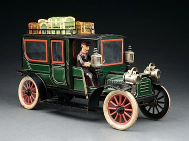 CARETTE FULL LITHOGRAPHED LIMOUSINE W/ HAND-PAINTED DRIVER