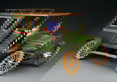 BING'S LARGEST LIMOUSINE IN GREEN W/ BEVELED GLASS WINDOWS
