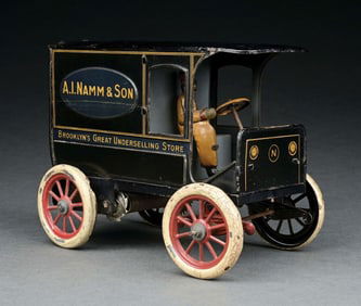 GERMAN TIN LITHO WIND-UP A.I. NAMM & SON HANS EBERLE BROOKLYN STORE TRUCK