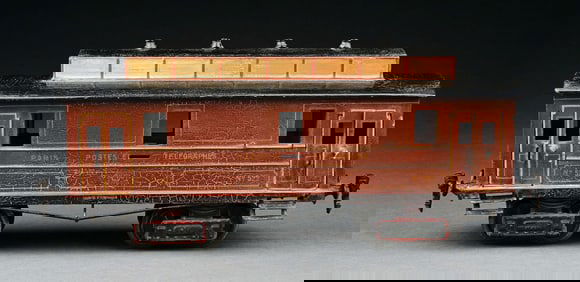 MARKLIN I GA. HAND-PAINTED FRENCH MARKET POSTAL CAR