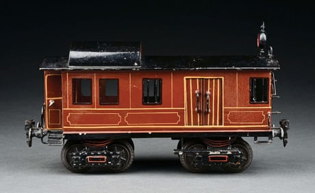 MARKLIN I GA. HAND-PAINTED 8-WHEEL BAGGAGE CAR FOR THE FRENCH MARKET