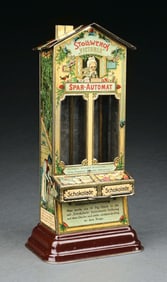 STOLLWERCK TIN LITHO CANDY DISPENSER