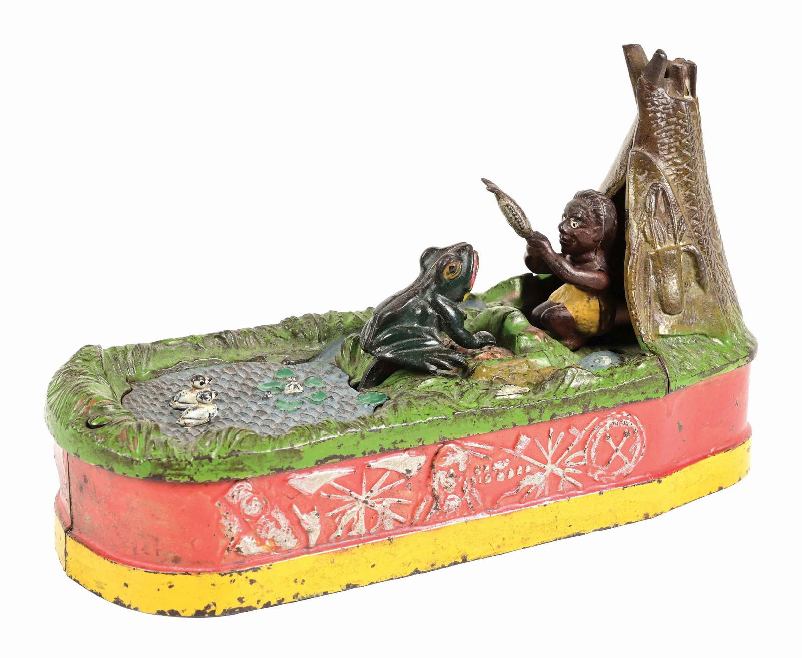 CHIEF BIG MOON MECHANICAL BANK (1 of 5)