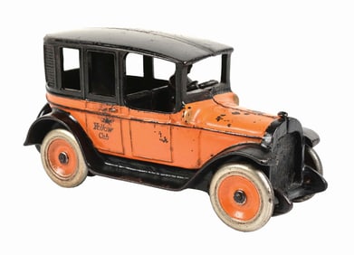 CAST IRON ARCADE YELLOW CAB AUTOMOBILE