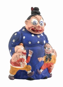GERMAN COMPOSITION MAMA KATZENJAMMER CANDY CONTAINER